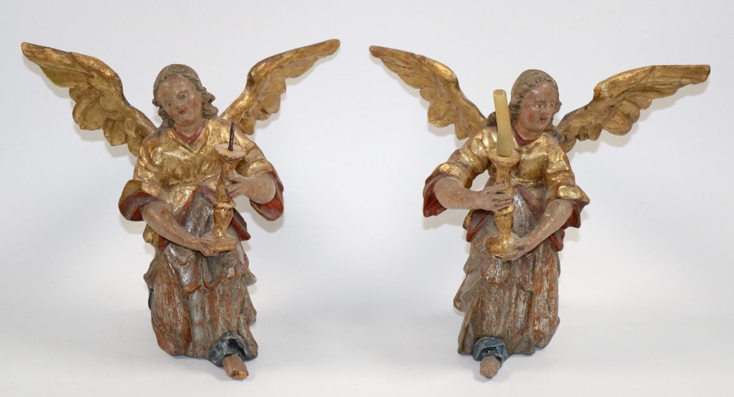 Große Abbildung Nr.2: 144-2634 Leuchterengel.: (Religiöse Volkskunst)