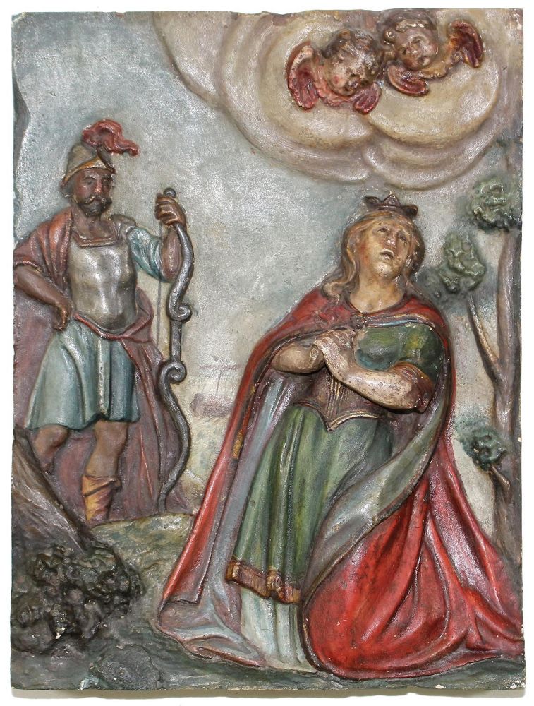 Große Abbildung Nr.1: 144-2642 Relief.: (Religiöse Volkskunst)