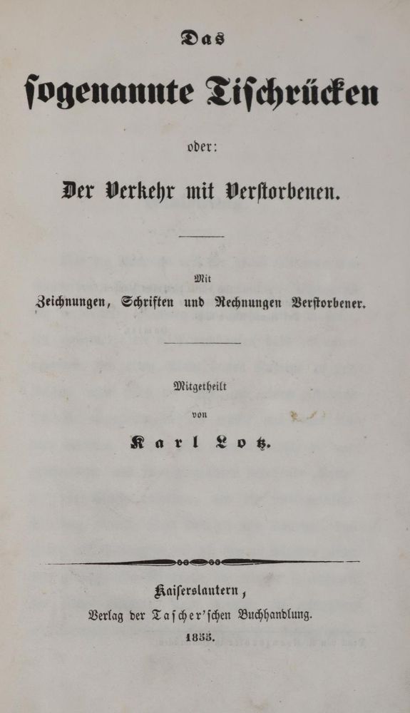Große Abbildung Nr.3: 144-265 Lotz,K.: (Grenzwissenschaften und Okkultismus)