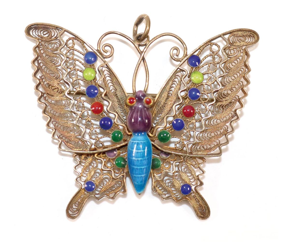 Große Abbildung Nr.1: 144-2660 Schmetterling,: (Schmuck)