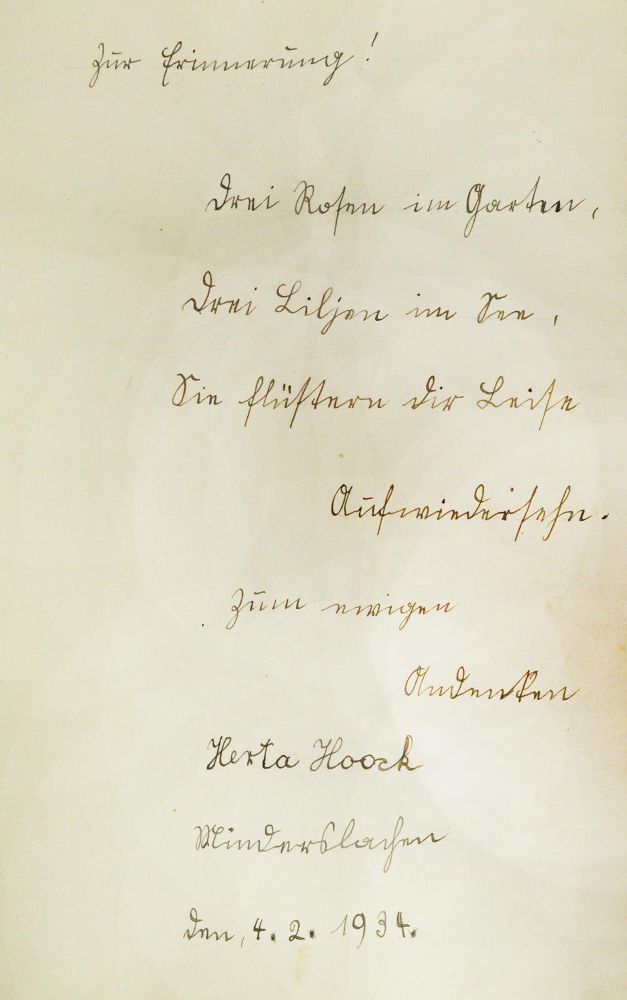 Große Abbildung Nr.2: 144-267 Poesiealben.: (Handschriften)