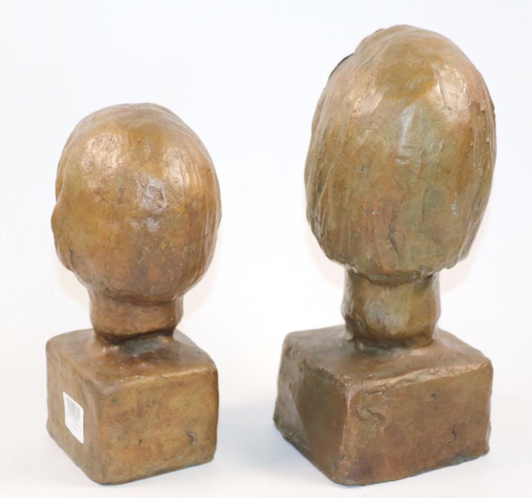 Große Abbildung Nr.4: 144-2685 Bronze Portraitköpfe: (Skulpturen - Plastiken)
