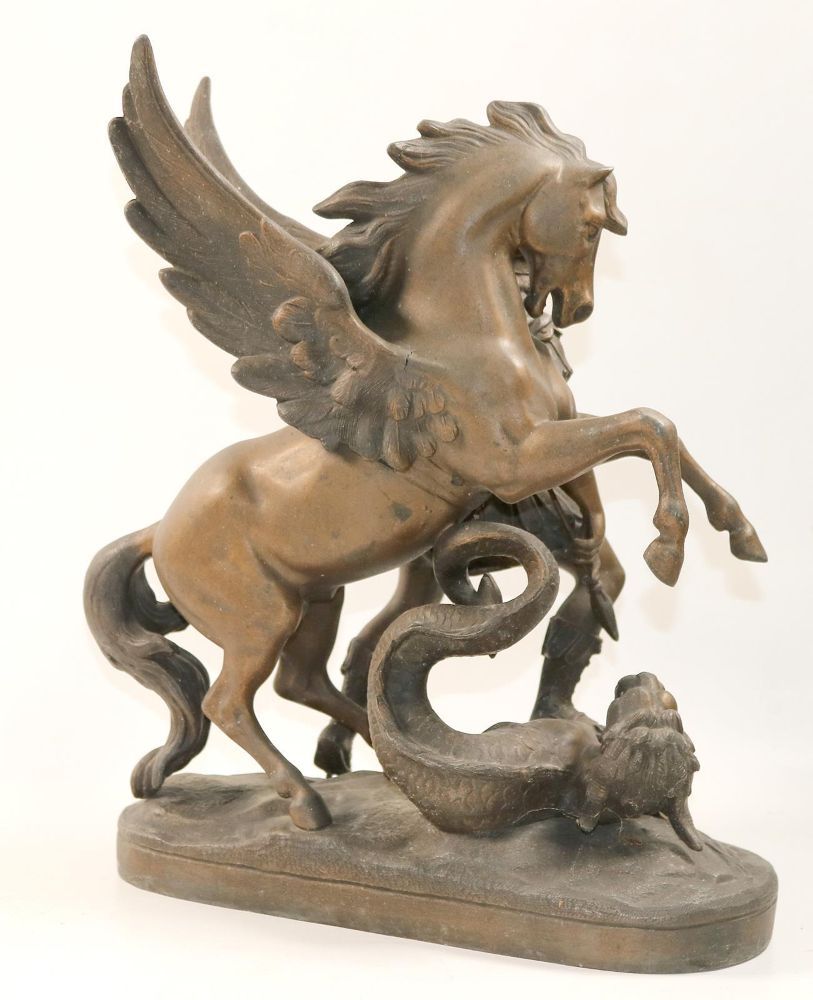 Große Abbildung Nr.2: 144-2699 Pegasus u. Perseus: (Skulpturen - Plastiken)