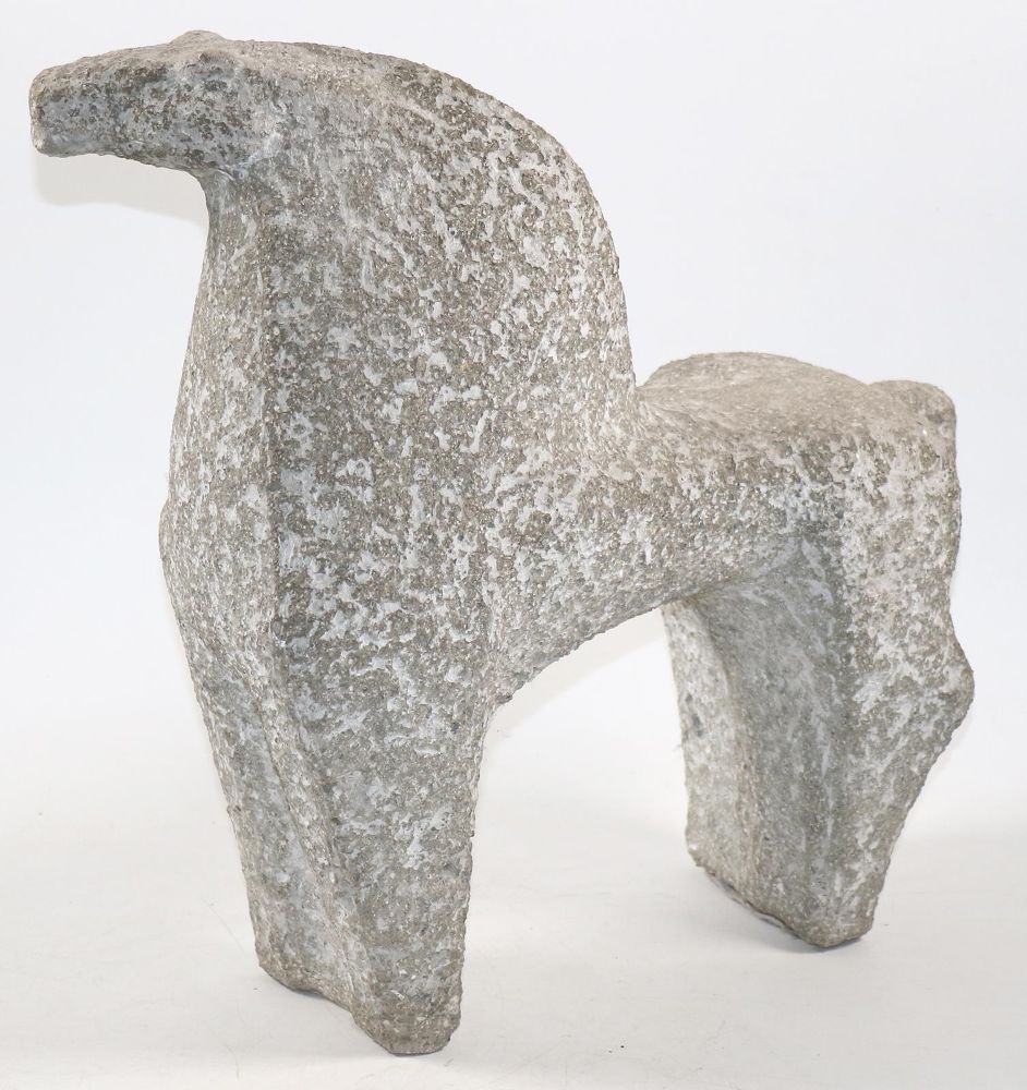 Große Abbildung Nr.2: 144-2701 Steinpferd,: (Skulpturen - Plastiken)