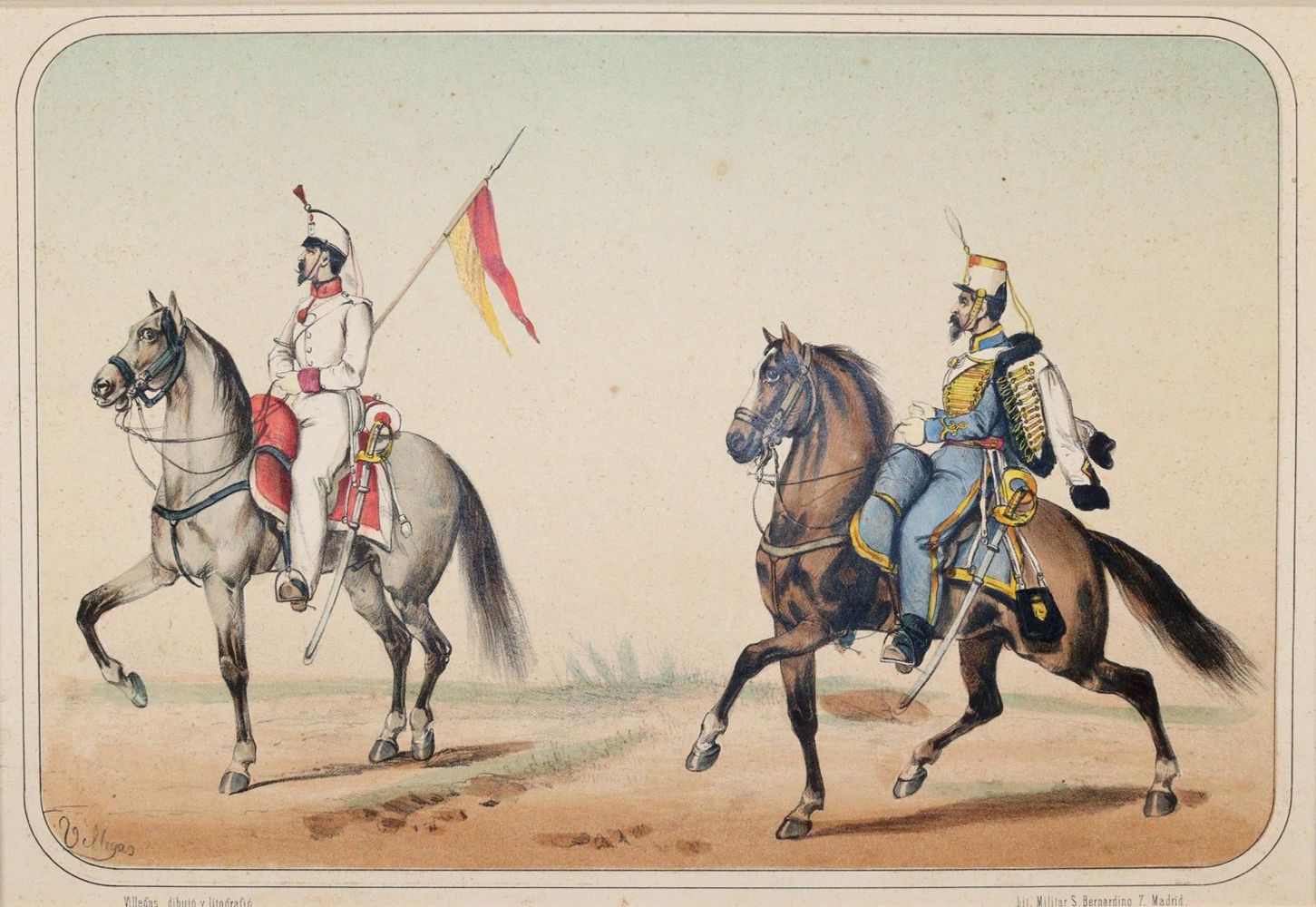 Große Abbildung Nr.2: 144-2839 Kavalliere.: (Varia, Militaria)