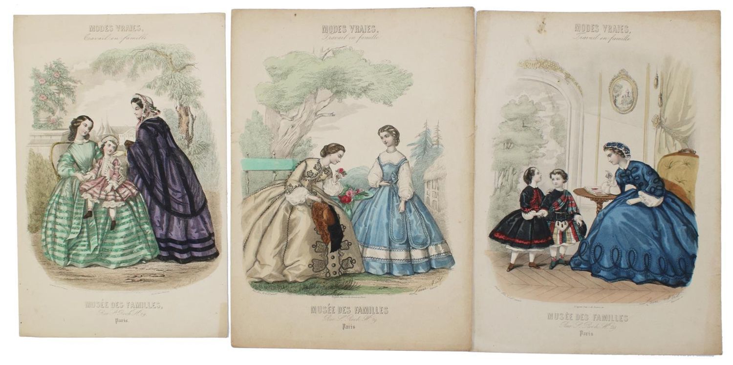 Große Abbildung Nr.3: 144-2851 Modeillustration.: (Varia, Mode und Trachten)