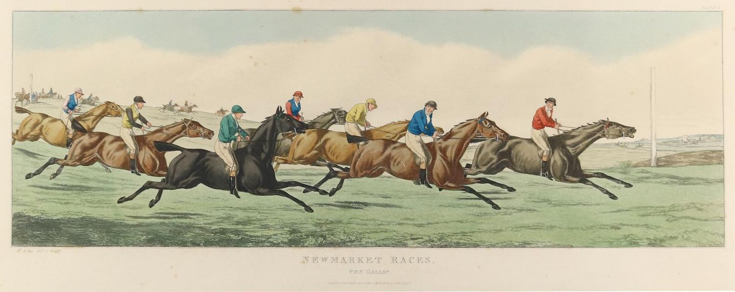 Große Abbildung Nr.1: 144-2861 Newmarket Races.: (Varia, Reitsport)