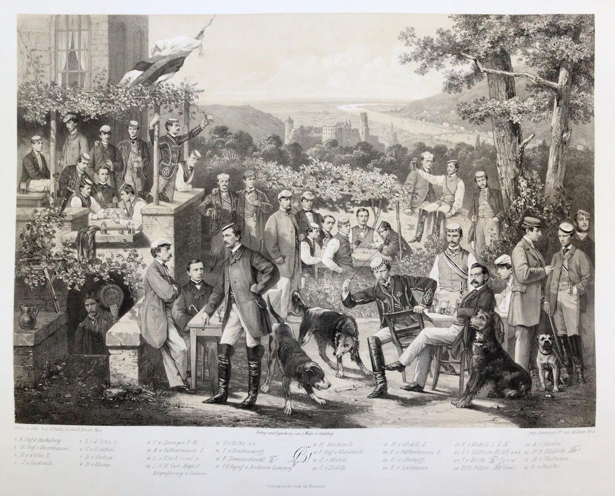 Große Abbildung Nr.1: 144-2870 Heidelberg.: (Varia, Studentika und Hochschulen)