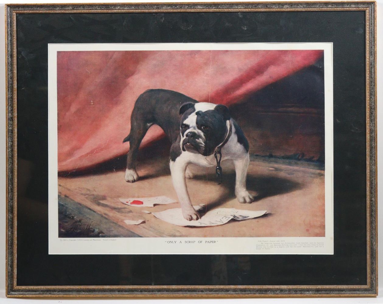 Große Abbildung Nr.6: 144-2876 Mops und Bulldogge.: (Varia, Zoologie, Hunde)