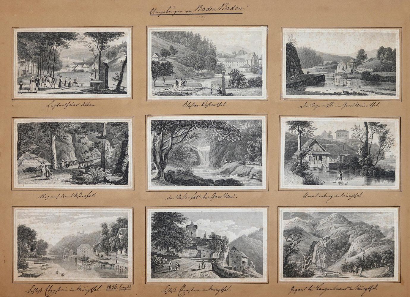 Große Abbildung Nr.1: 144-2887 Baden-Baden u. Umgebung.: (Deutschland)