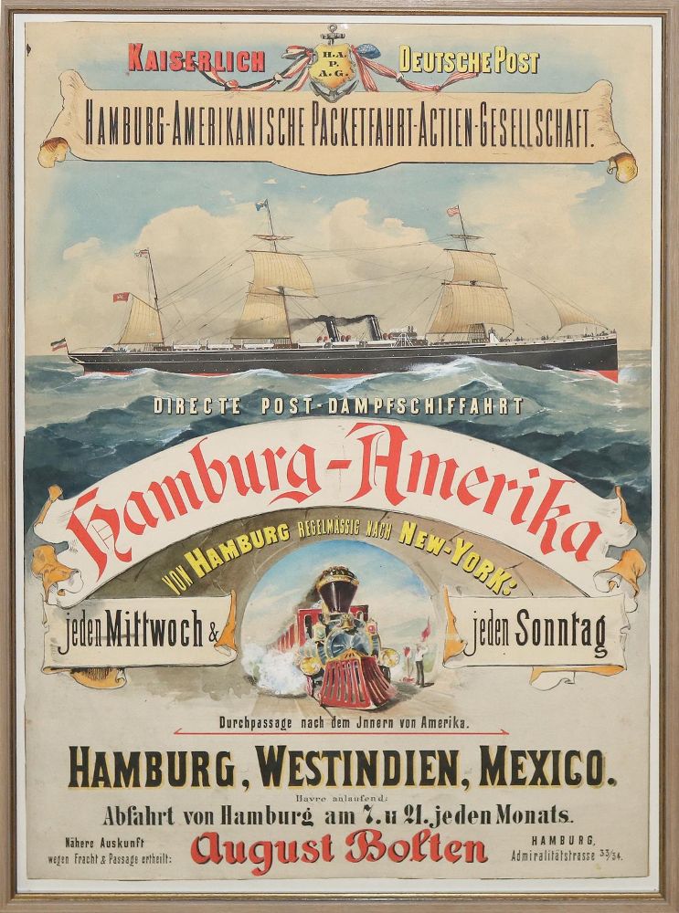 Große Abbildung Nr.1: 144-2926 Hamburg-Amerika.: (Deutschland)