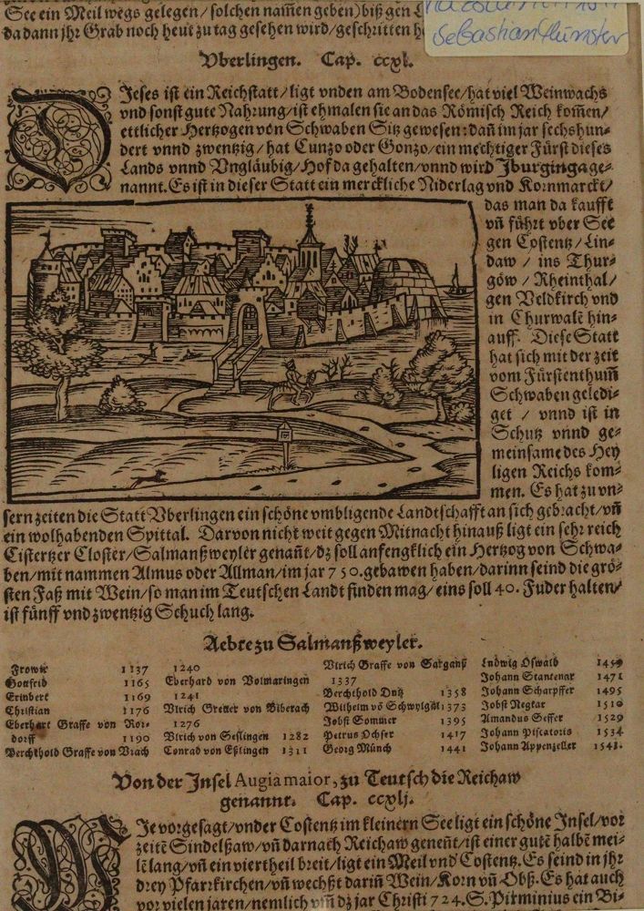 Große Abbildung Nr.11: 144-2978 Cosmographia.: (Deutschland, Württemberg.)