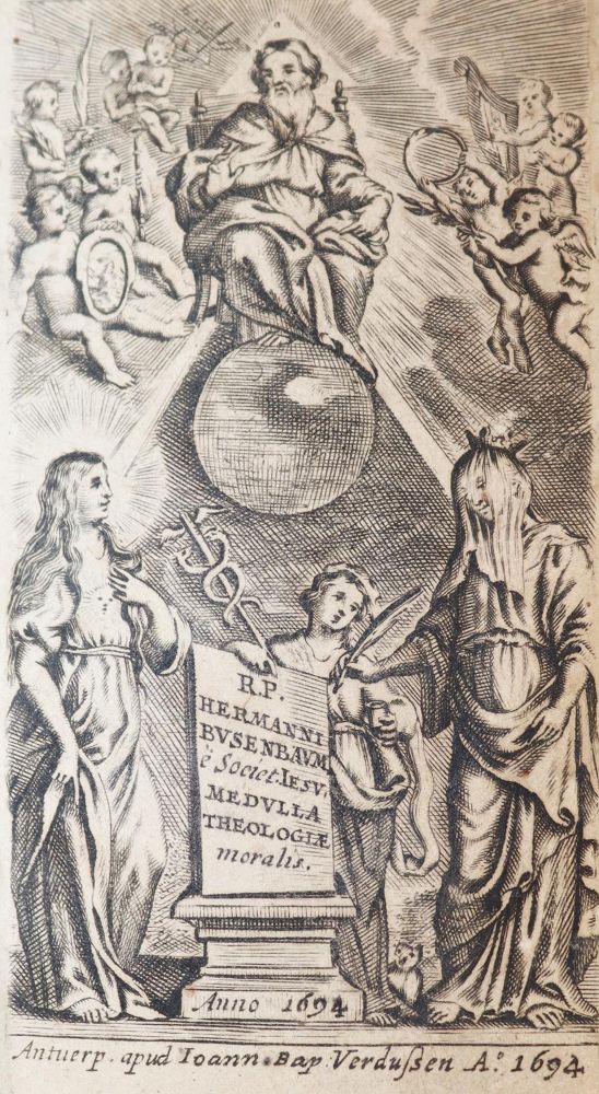 Große Abbildung Nr.3: 144-30 Busenbaum,H.: (Alte Drucke, Handschriften und Theologie)