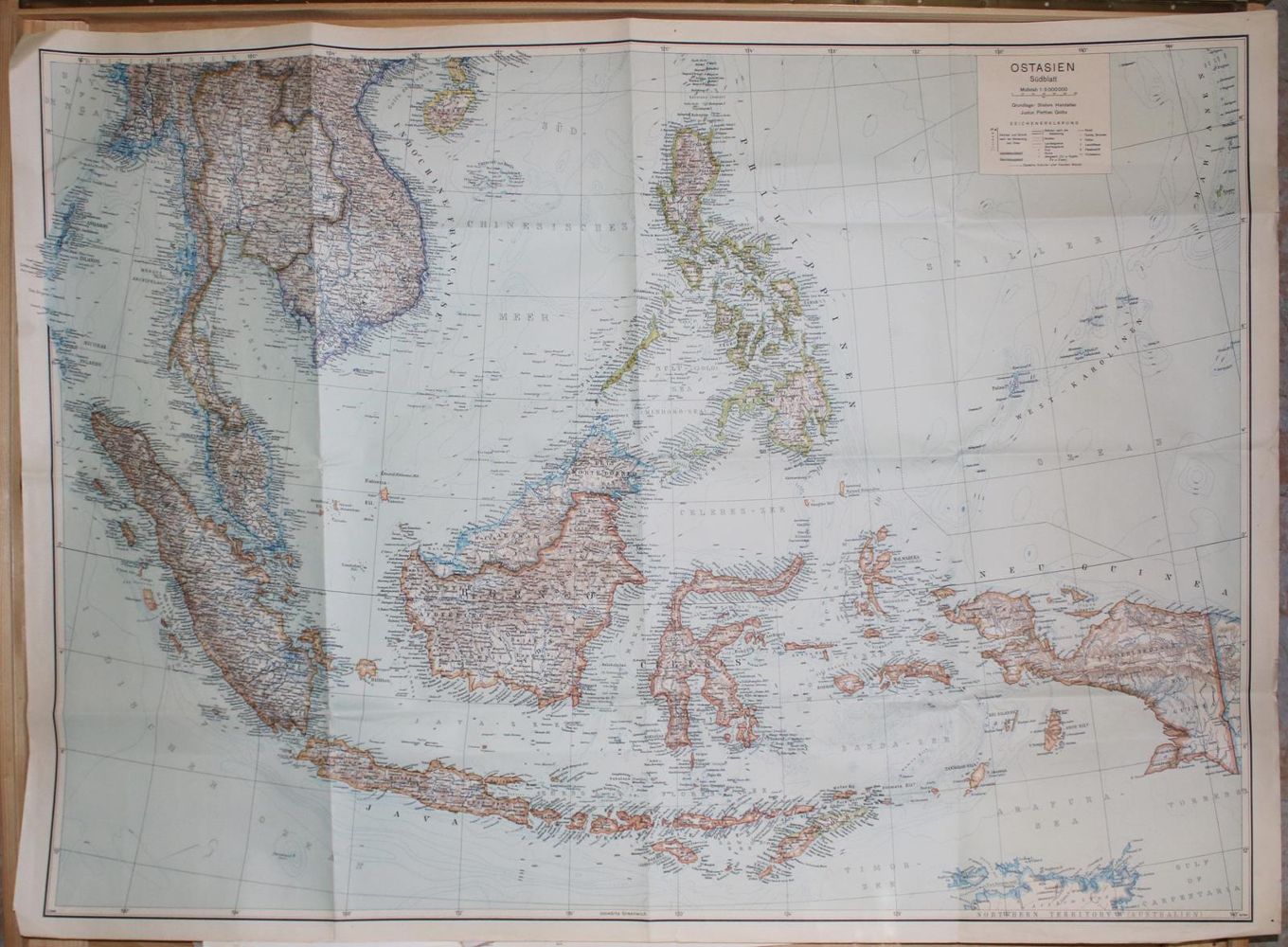 Große Abbildung Nr.8: 144-3003 Südostasien.: (Ausland, Asien)