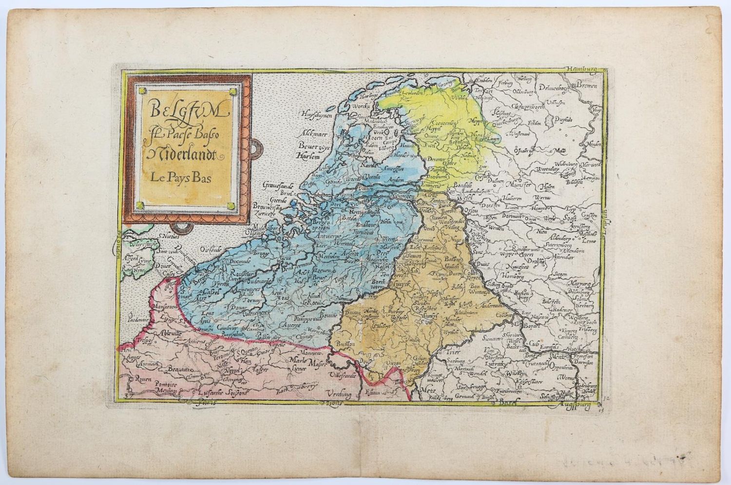 Große Abbildung Nr.1: 144-3010 Itinerarium Orbis Christiani.: (Ausland, Benelux)