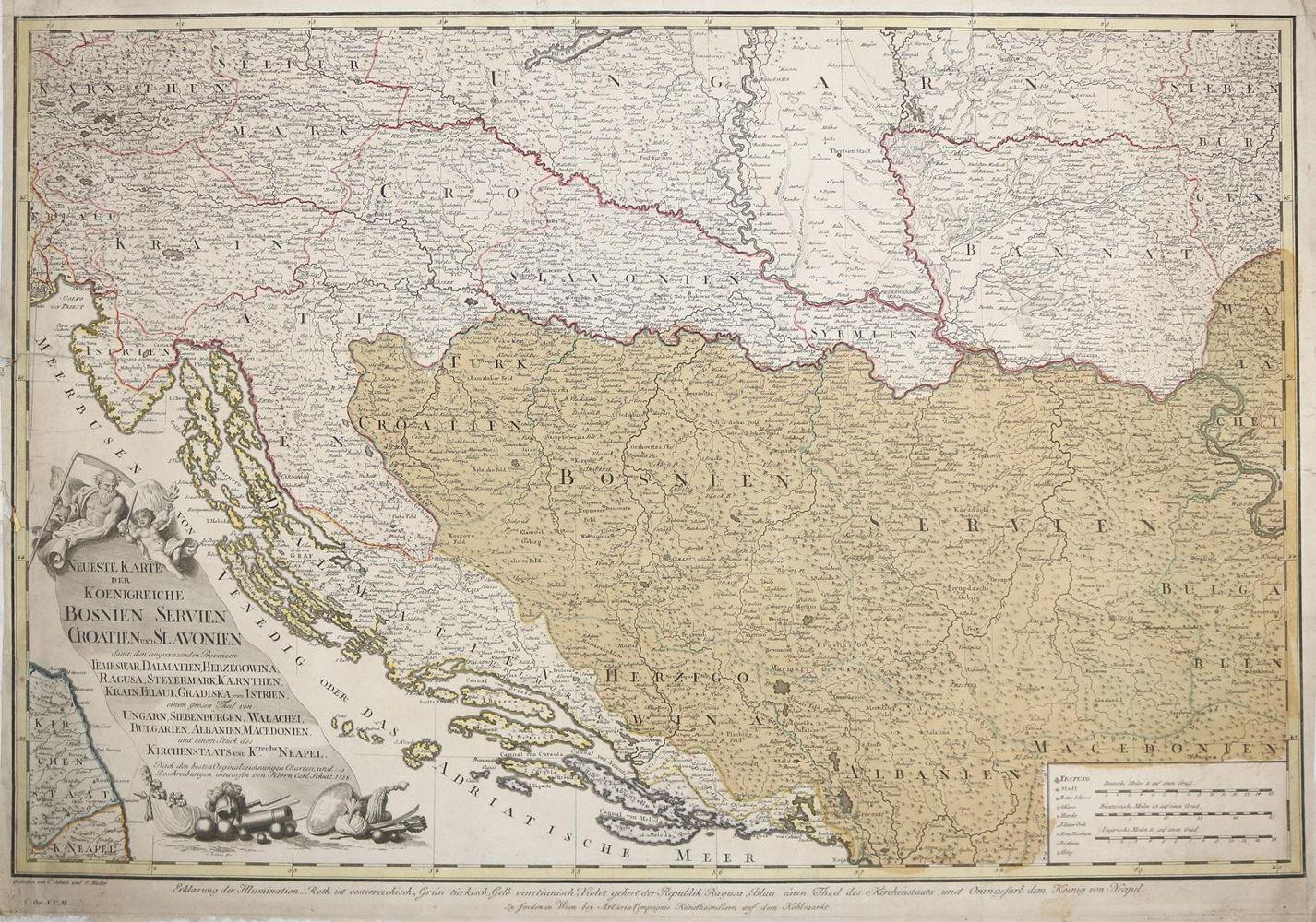 Große Abbildung Nr.1: 144-3013 Bosnien/Serbien/Kroatien.: (Ausland, Bosnien)