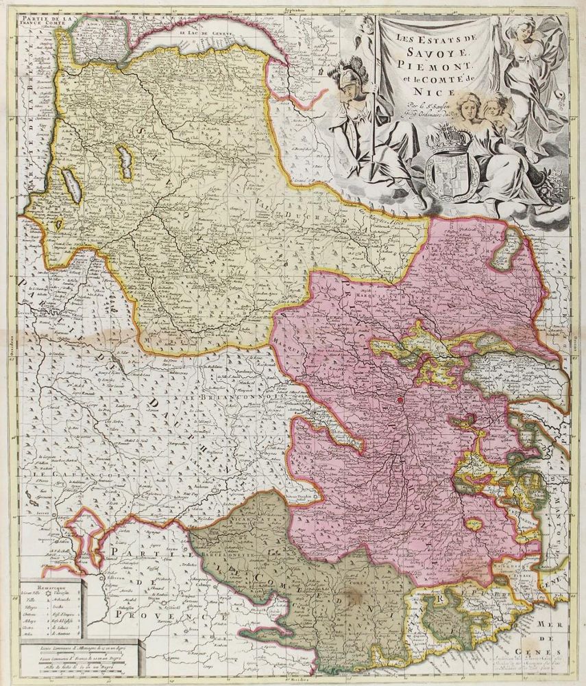 Große Abbildung Nr.1: 144-3088 Savoyen, Piemont, Nizza.: (Ausland, Italien)
