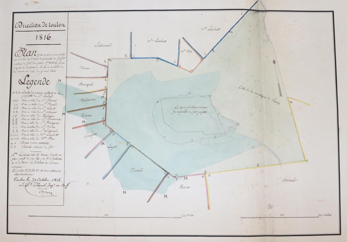 Große Abbildung Nr.1: 144-3113 Manuskriptplan.: (Ausland)