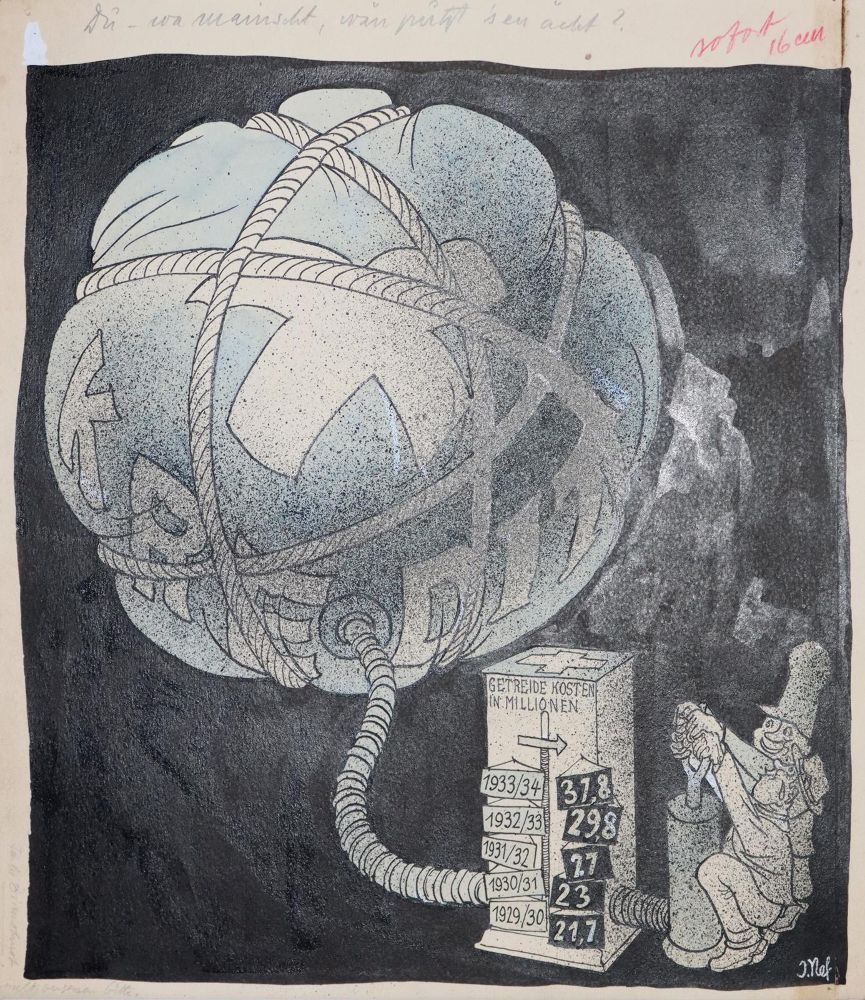 Große Abbildung Nr.2: 144-3150 Nef, Jakob: (Ausland, Schweiz, Karikatur)