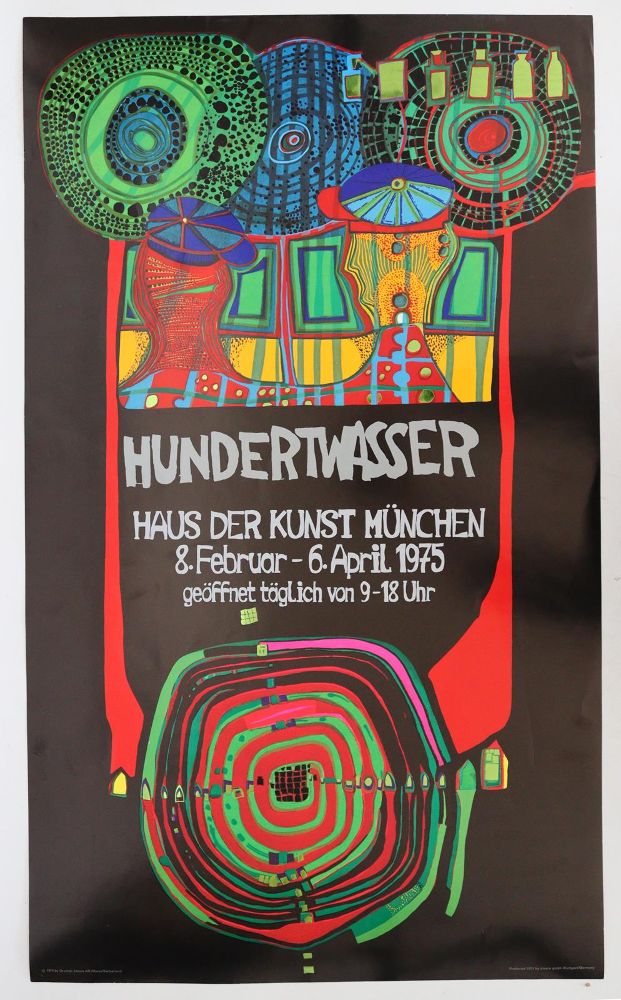 Große Abbildung Nr.4: 144-3188 Hundertwasser, Friedensreich: (Plakate)