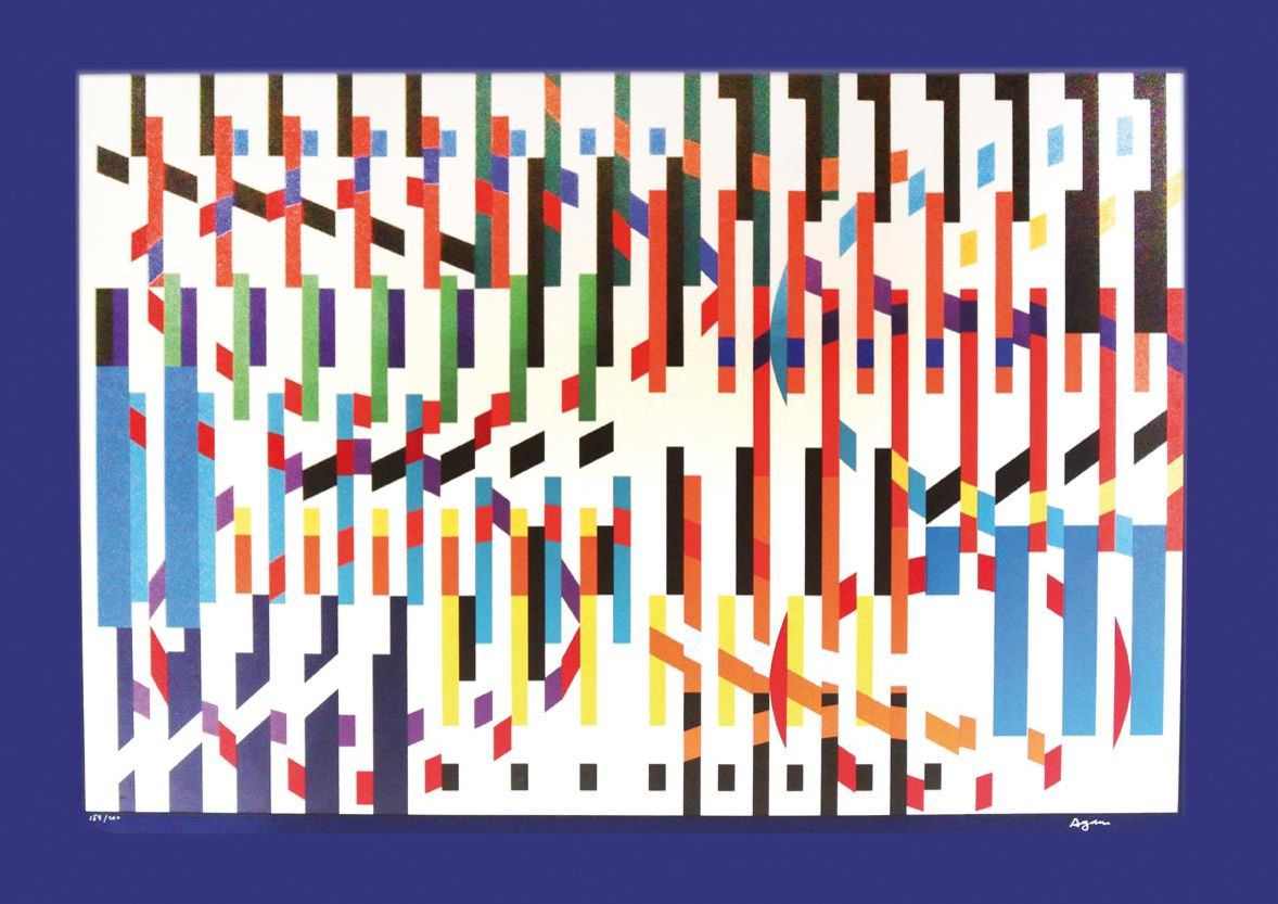 Große Abbildung Nr.1: 144-3207 Agam, Yaacov: (Künstlergraphik)