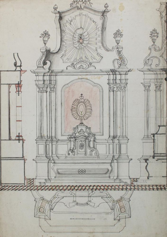 Große Abbildung Nr.1: 144-3218 Altar.: (Künstlergraphik)