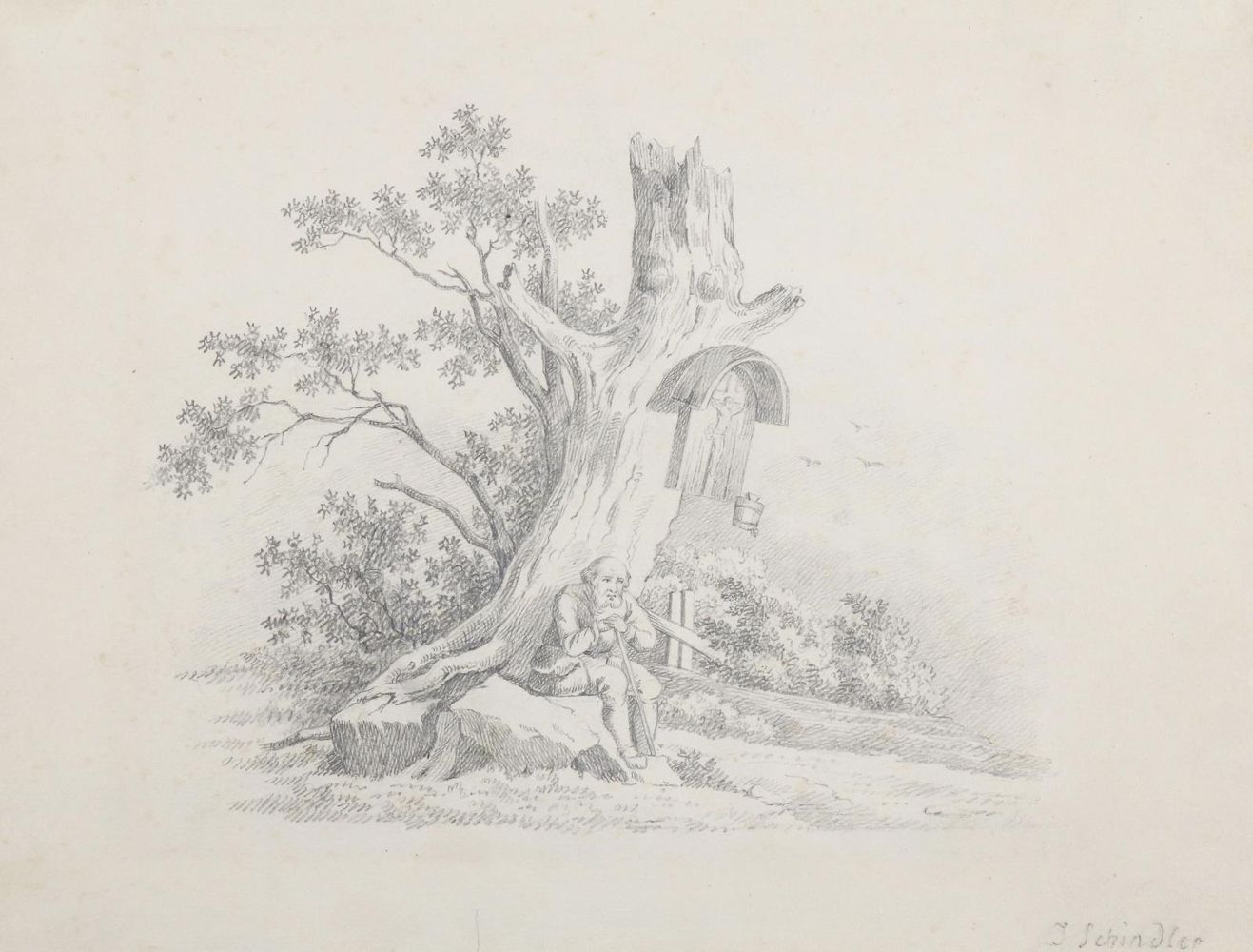 Große Abbildung Nr.1: 144-3227 Ansichten u. Landschaften.: (Künstlergraphik)