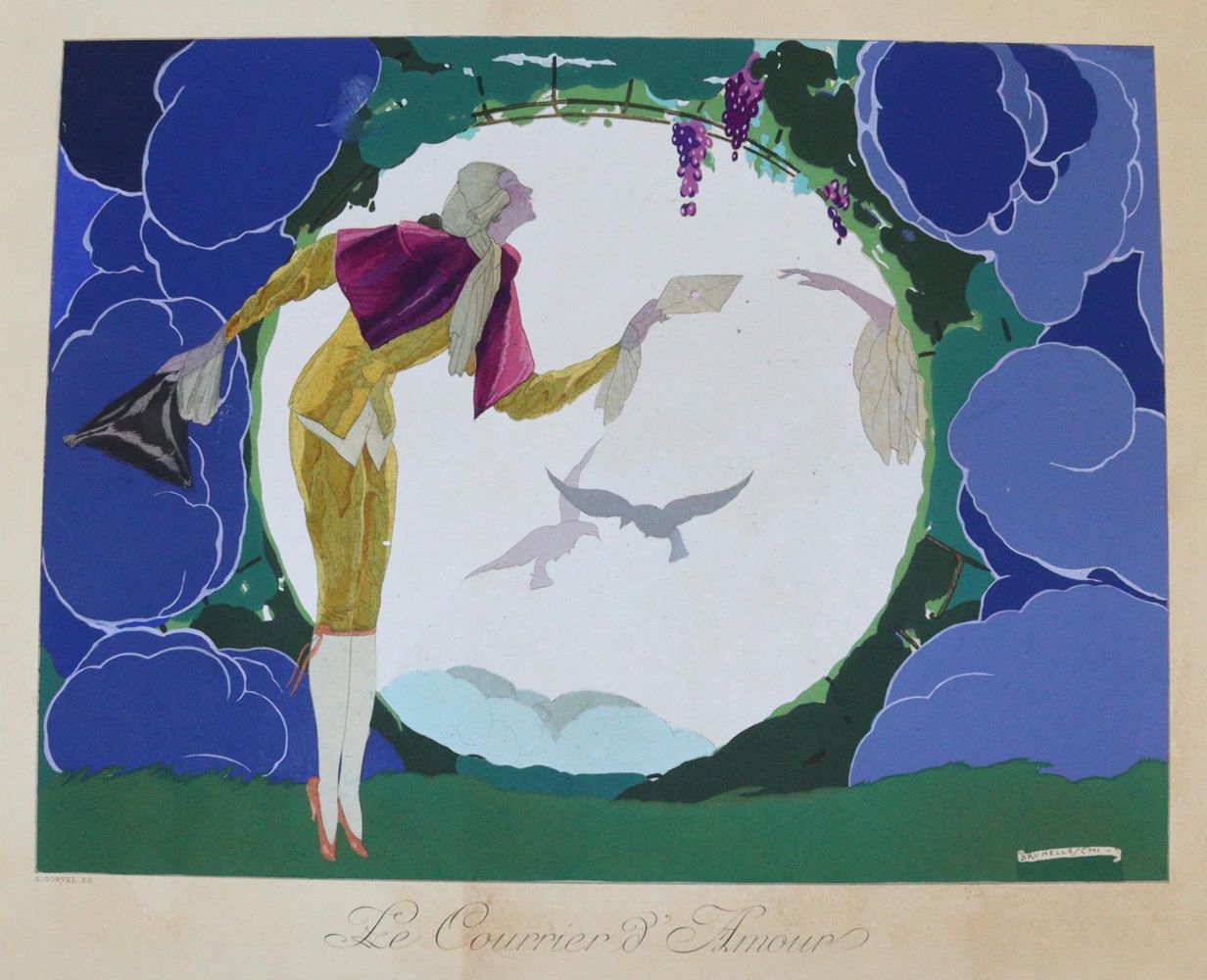 Große Abbildung Nr.1: 144-3239 Brunelleschi, Umberto: (Künstlergraphik, Art Deco)