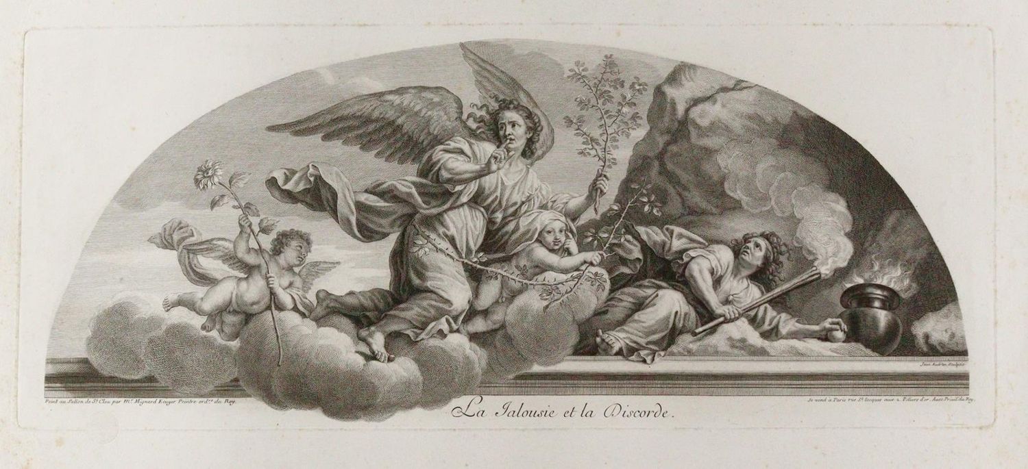 Große Abbildung Nr.1: 144-3241 Audran, Girard: (Künstlergraphik)