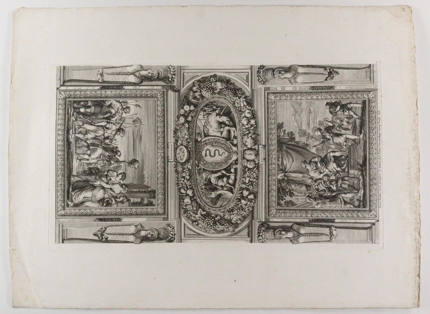 Große Abbildung Nr.4: 144-3241 Audran, Girard: (Künstlergraphik)