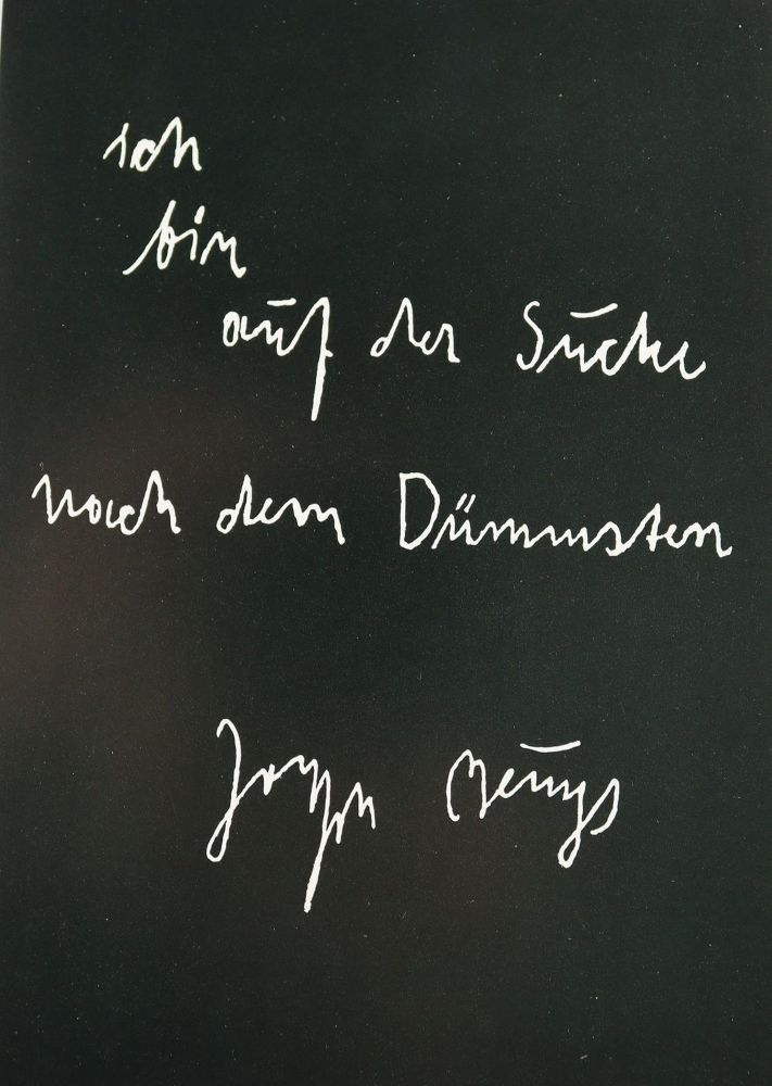 Große Abbildung Nr.1: 144-3281 Beuys, Joseph: (Künstlergraphik)