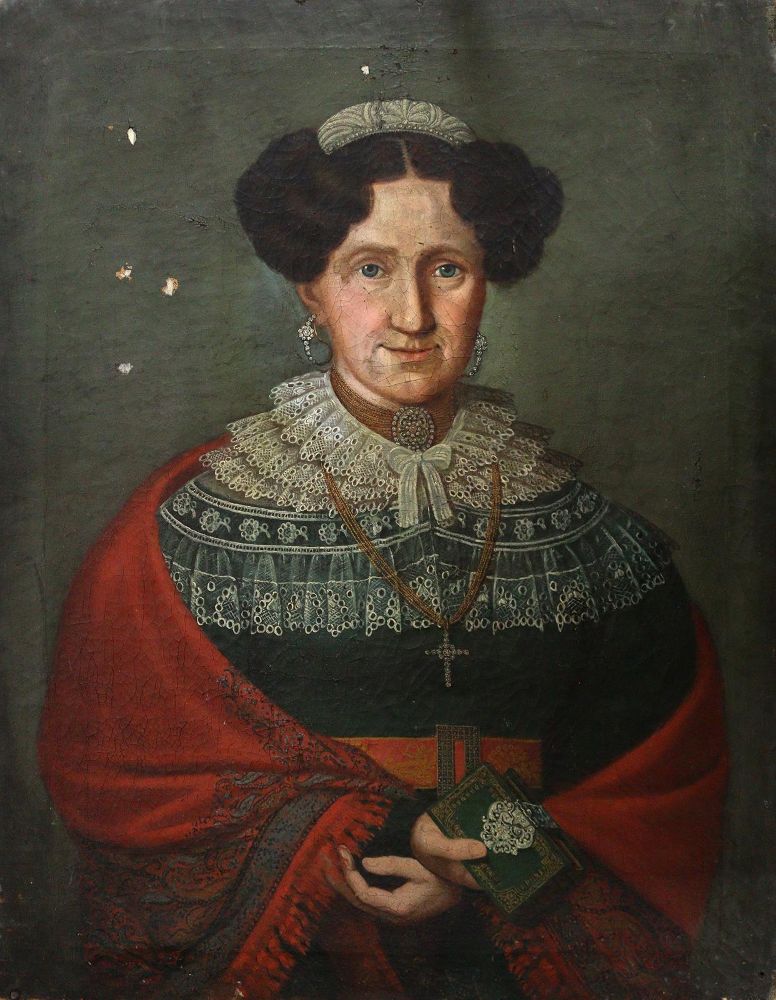 Große Abbildung Nr.1: 144-3284 Biedermaierportrait: (Künstlergraphik)