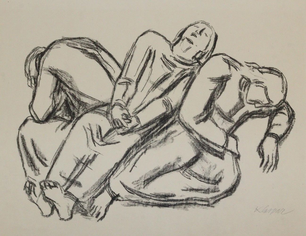 Große Abbildung Nr.1: 144-3350 Caspar, Karl: (Künstlergraphik)
