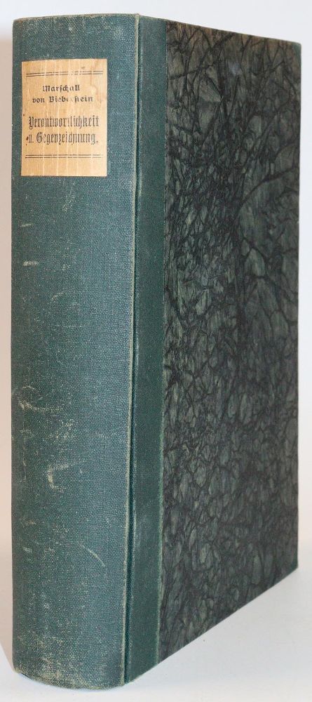 Große Abbildung Nr.2: 144-336 Marschall von Bieberstein,F.: (Jus der Bibliothek v. Prof. Thomas Würtenberger, Militaria)