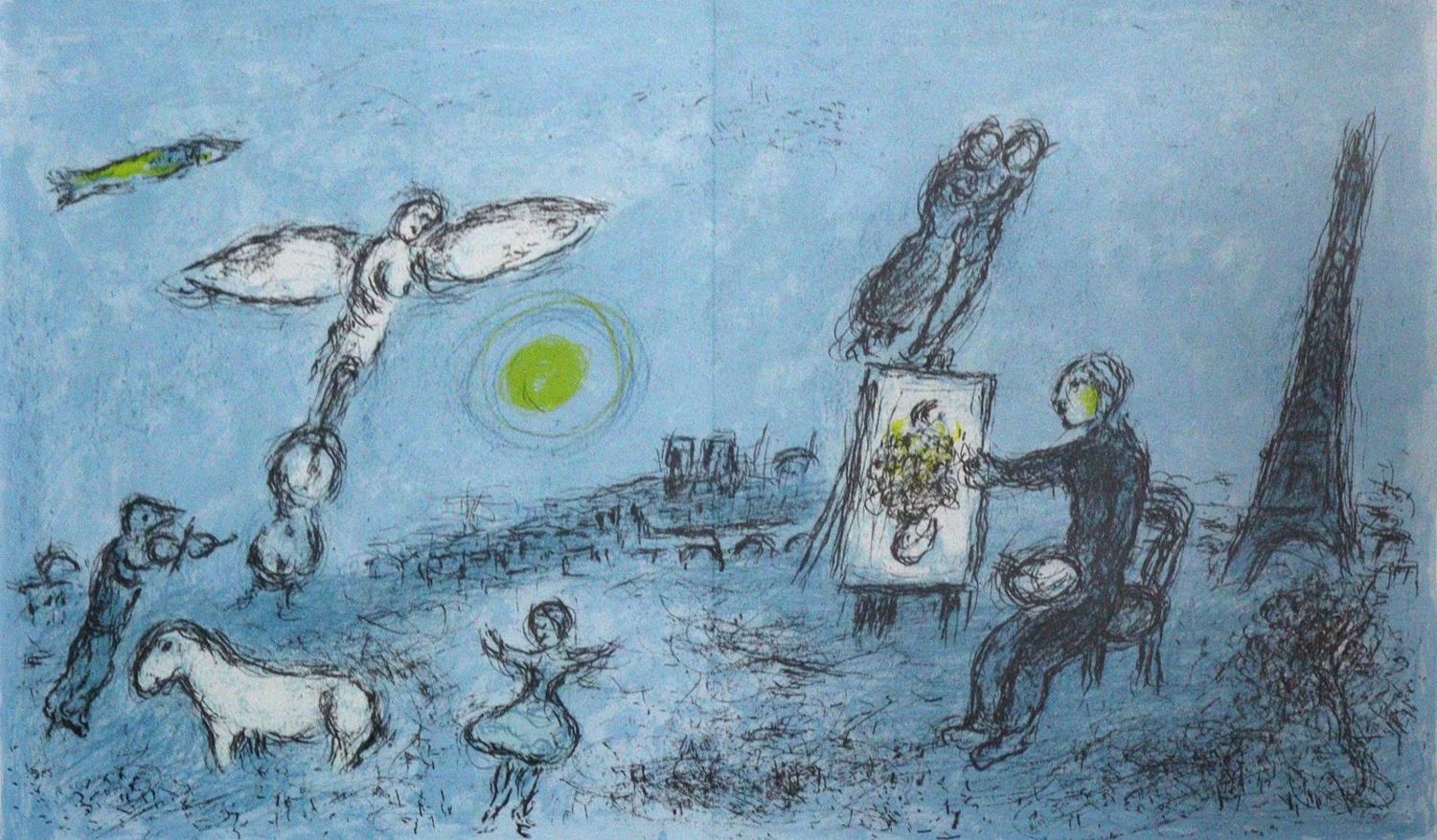 Große Abbildung Nr.1: 144-3379 Chagall, Marc: (Künstlergraphik)