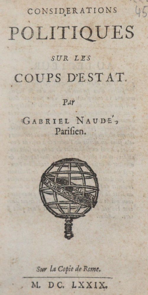 Große Abbildung Nr.1: 144-340 Naude,G.: (Jus der Bibliothek v. Prof. Thomas Würtenberger)