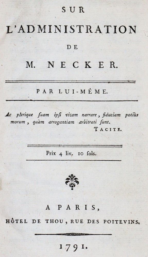 Große Abbildung Nr.1: 144-341 Necker,J.: (Jus der Bibliothek v. Prof. Thomas Würtenberger)