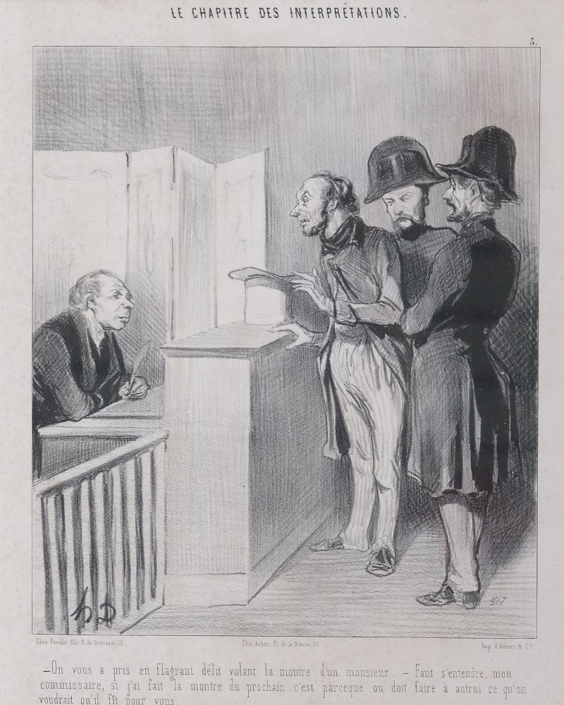 Große Abbildung Nr.1: 144-3422 Daumier, Honoré: (Künstlergraphik)