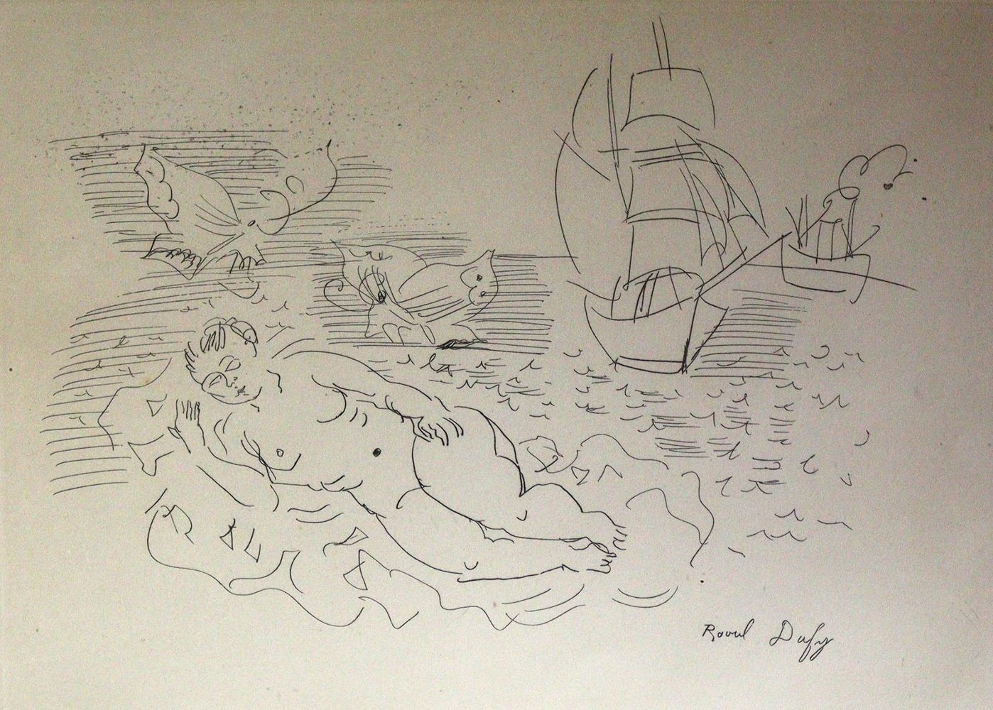 Große Abbildung Nr.1: 144-3461 Dufy, Raoul: (Künstlergraphik)