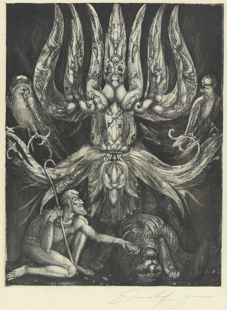 Große Abbildung Nr.1: 144-3529 Fuchs, Ernst: (Künstlergraphik)