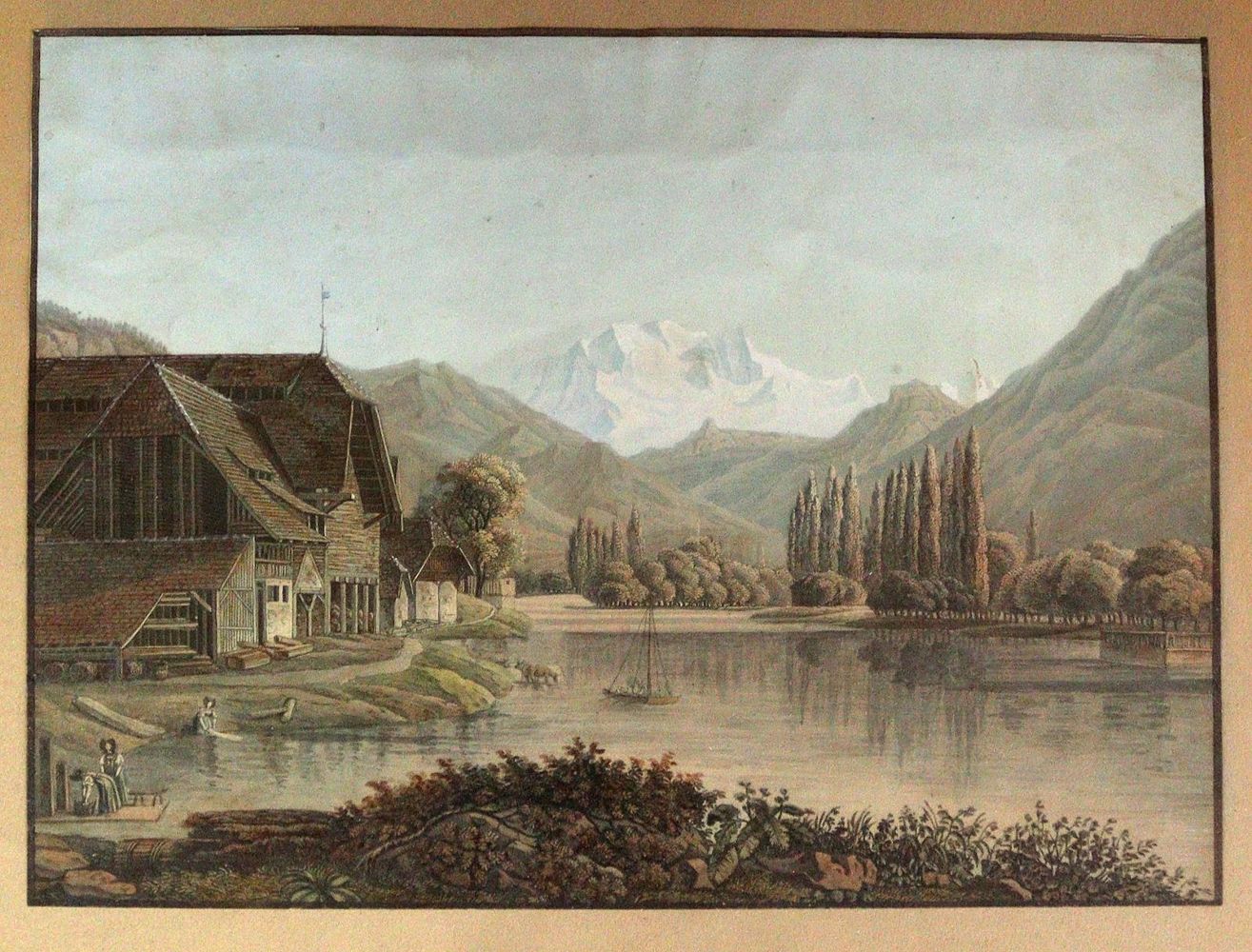 Große Abbildung Nr.7: 144-3536 Gebrigslandschaften.: (Künstlergraphik)