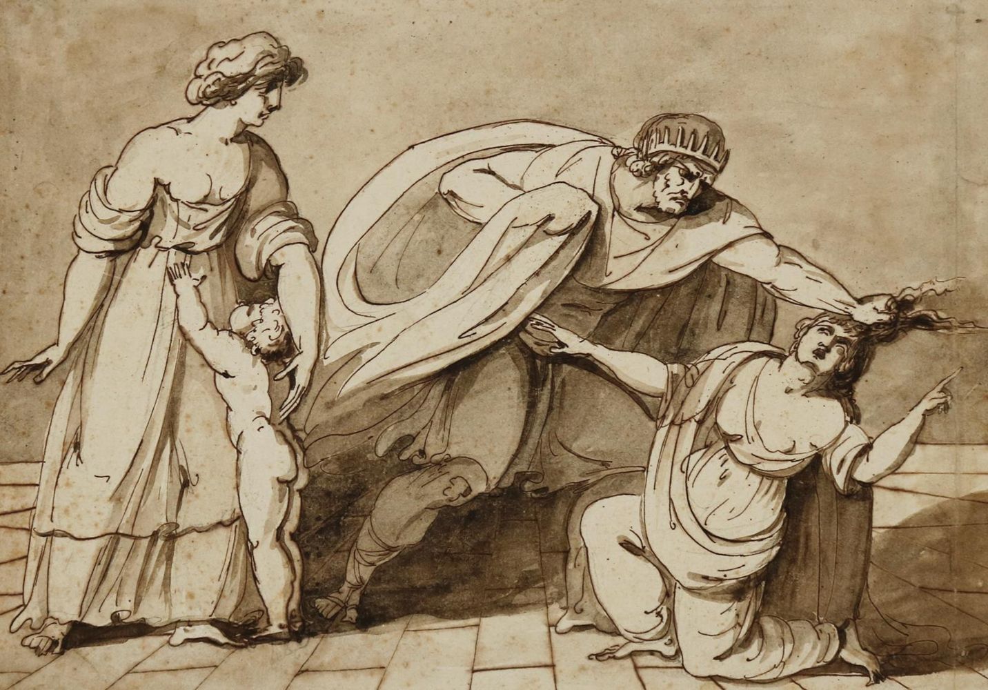 Große Abbildung Nr.1: 144-3548 Giani, Felice, zugeschrieben: (Künstlergraphik)