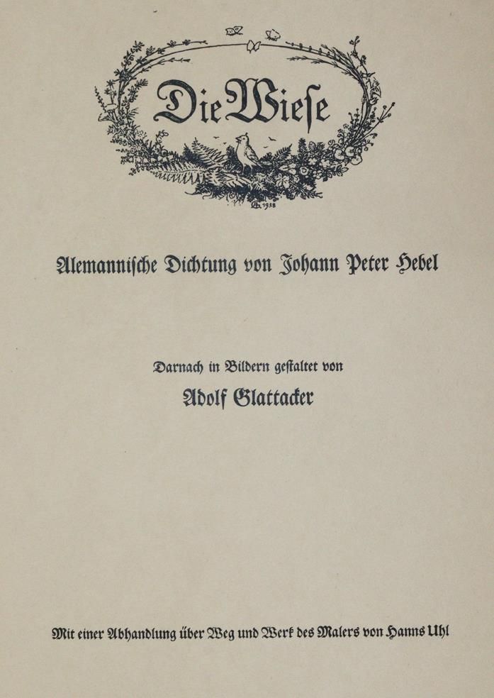 Große Abbildung Nr.1: 144-3555 Glattacker, Adolf: (Künstlergraphik)