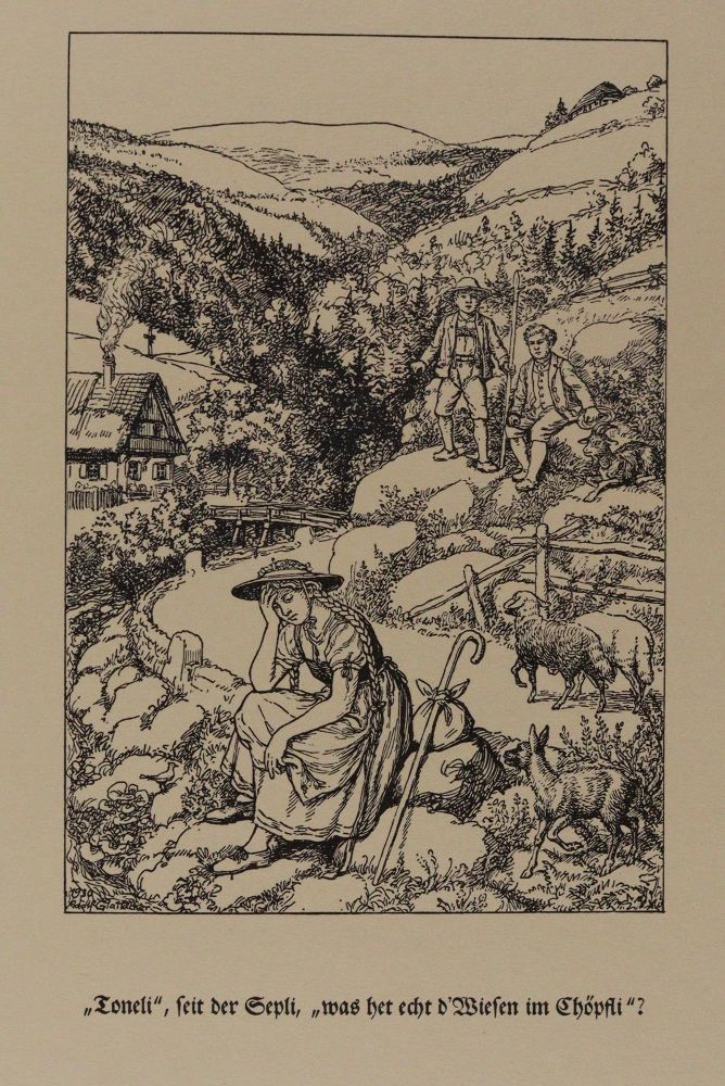 Große Abbildung Nr.3: 144-3555 Glattacker, Adolf: (Künstlergraphik)