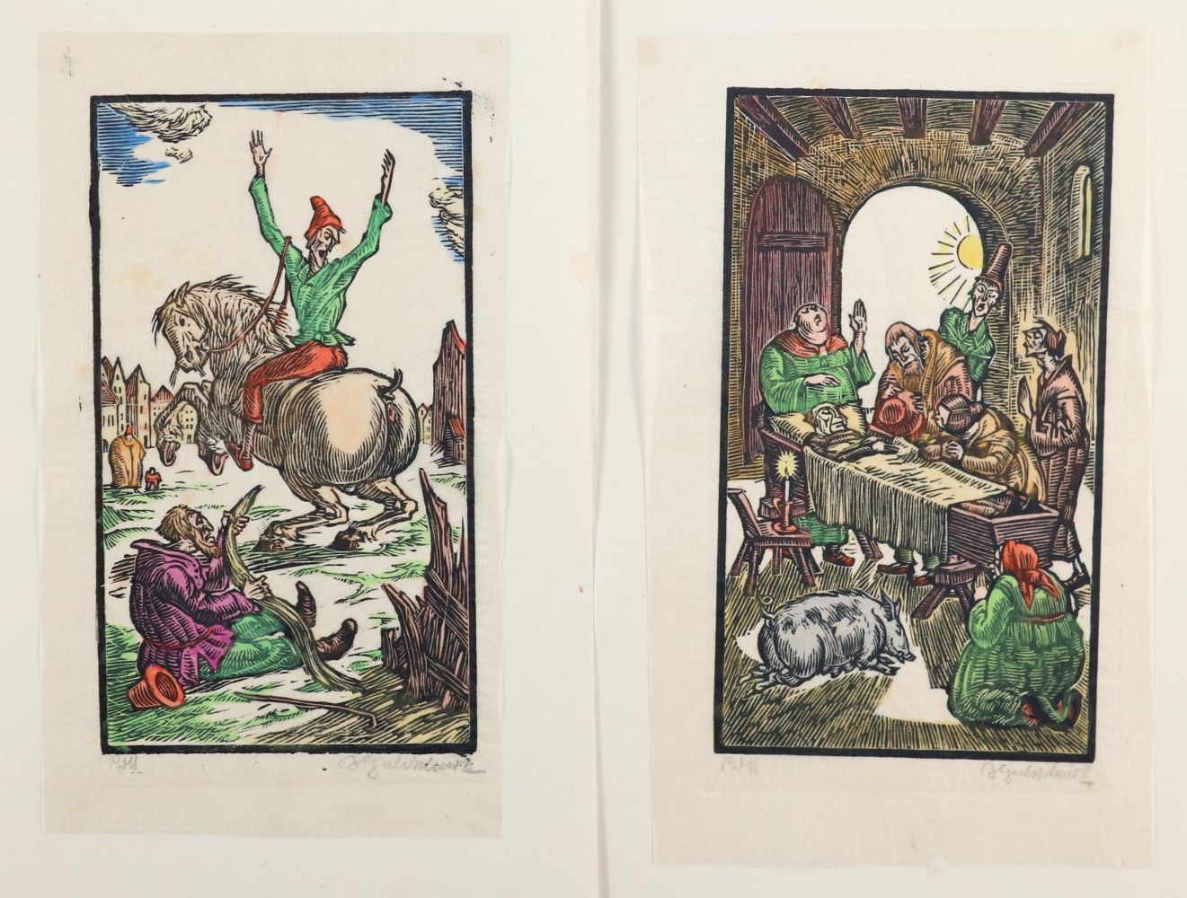 Große Abbildung Nr.6: 144-3562 Goldschmitt, Bruno: (Künstlergraphik)