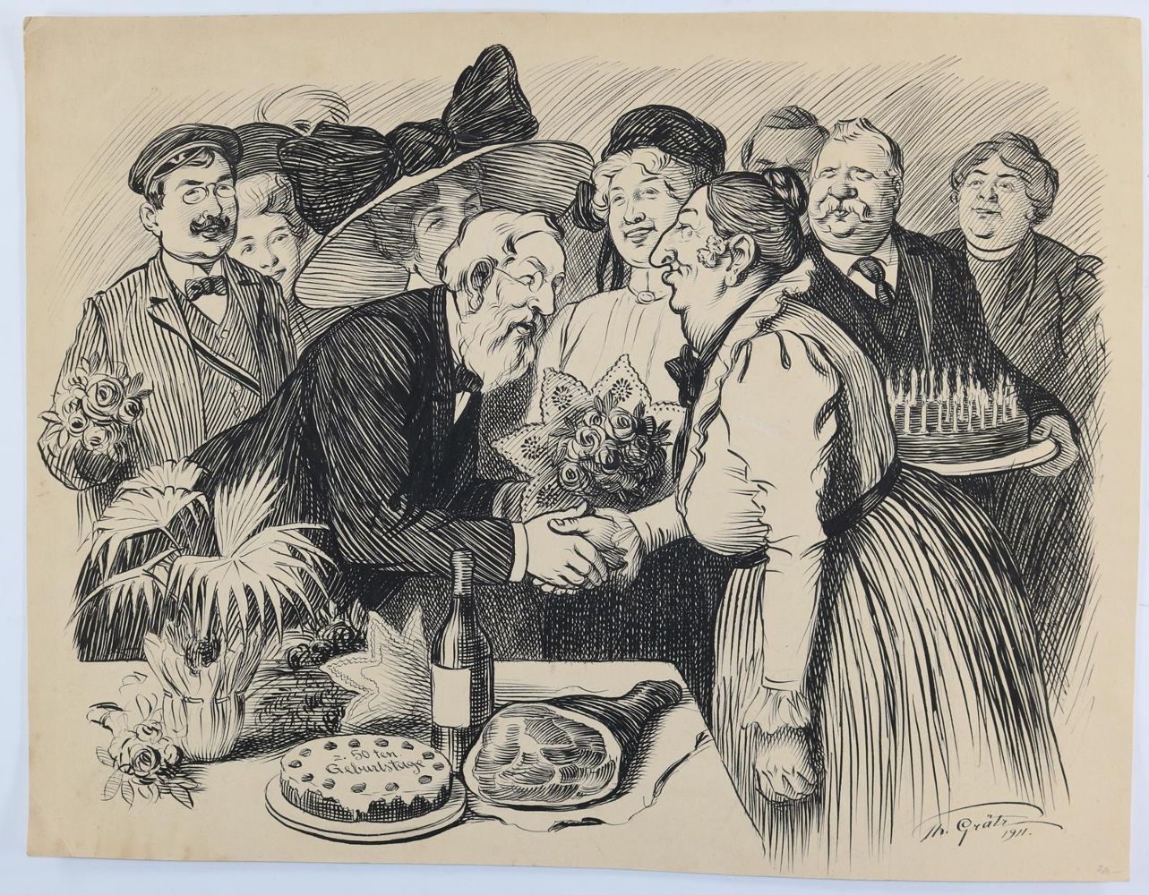 Große Abbildung Nr.5: 144-3569 Grätz, Theodor: (Künstlergraphik)
