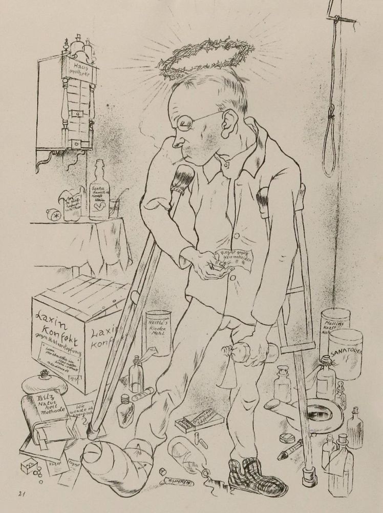 Große Abbildung Nr.5: 144-3587 Grosz, George: (Künstlergraphik)