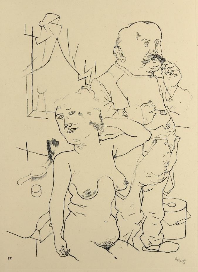 Große Abbildung Nr.1: 144-3589 Grosz, Goerg: (Künstlergraphik)
