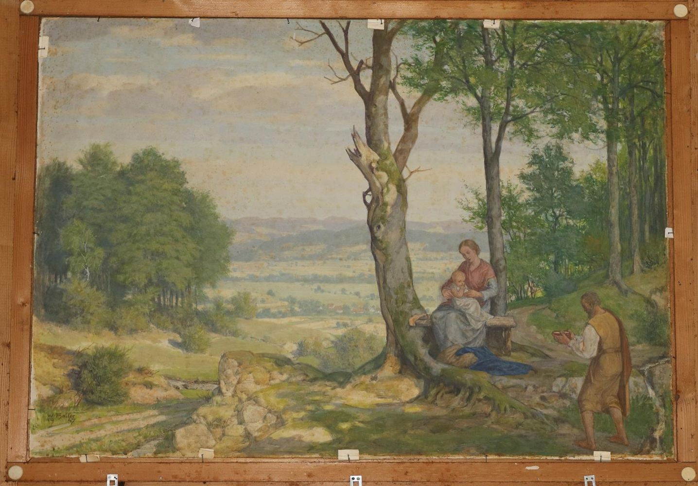 Große Abbildung Nr.2: 144-3602 Haller, Wilhelm: (Künstlergraphik)