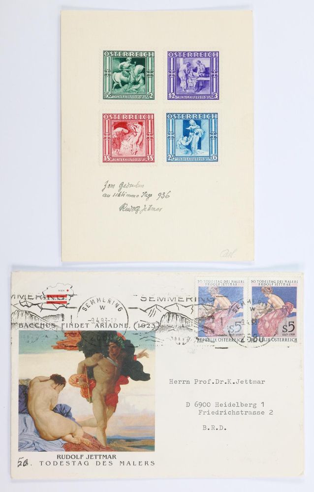 Große Abbildung Nr.1: 144-3772 Jettmar, Rudolf: (Künstlergraphik)